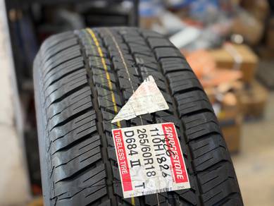 Tayar Baru 265 60 18 Bridgestone Dueler H/T D684II
