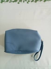 Blue Ferragamo toiletries bag 