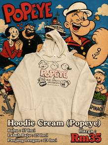 Hoodie Cream (Popeye)