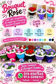bouquet Roses crhocet 