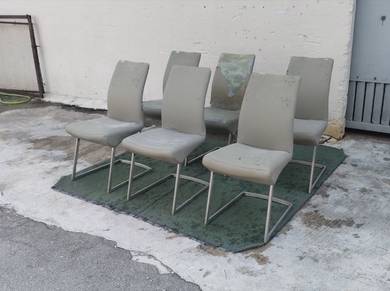 YD47G Kerusi Makan LORENZO Metal Leg Dining Chairs