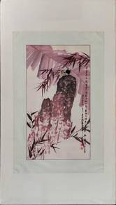 Chinese Ink Painting of Bird and Bamboo
