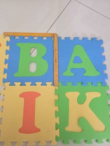 Floor mat puzzle foam kid alphabet