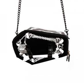 Black vampire halloween skeleton bag RBHB001