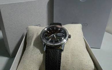 Seiko Presage Style 60’s Open Heart Black Dial