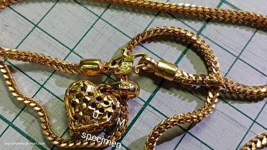 916 Gold Neckless & Pendant