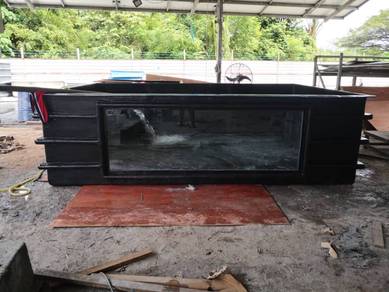 Fiberglass Fish Tank / Top Filter  :