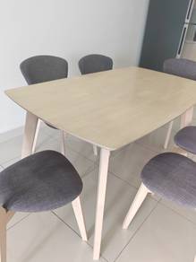 Dining Table set with 6 dining chairs