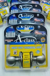 A-CLASS Plus heavy duty cylinder door solid brass