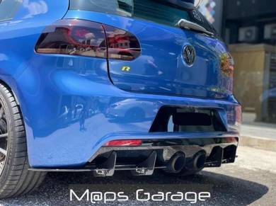 Vw golf mk6 golf r maxton carbon diffuser