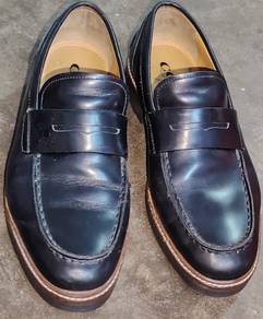Rare Men's Coach Black Leather Penny Loafers 8.5
