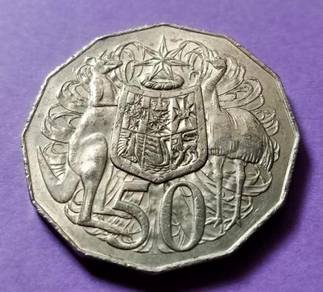 Australia 50 Cents 1974 "Coat of Arms" (KOD:B0202)