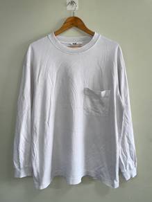 UNIQLO Longsleeve Pocket white shirt- XL