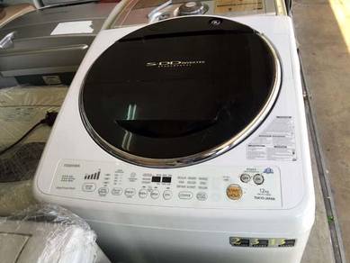 Machine Mesin Basuh 12kg Toshiba Washing Refurbish