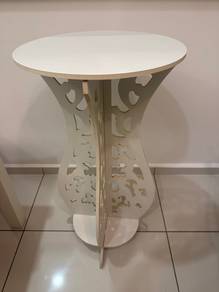 white small table