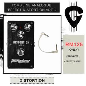Pedal effect |toms'line analogue effect distortion