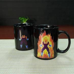 Dragon ball magic mug cup vegeta goku saiyan cawan