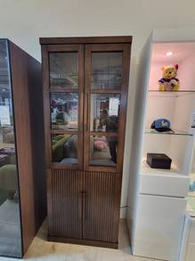 2 door bookcase