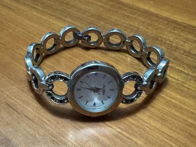 SEIKO ALBA WATCH Silver Water-Resistant JAM TANGAN