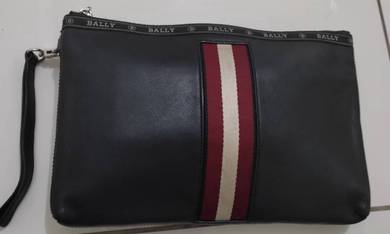 Bally clutch bag leather 