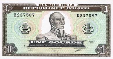 Haiti 1 gourde (1989) - Pick P253   unc