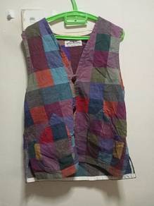 vintage spellbound patchwork  vest