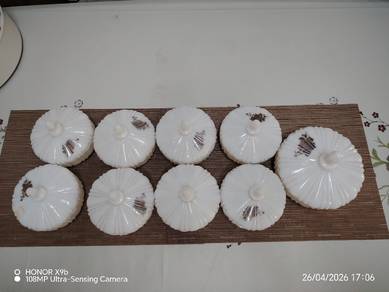 Sets Vintage White Glass Multipurpose Jar Set 