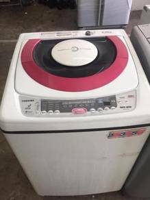 9kg Toshiba Round Top Auto Recond Washing Machine