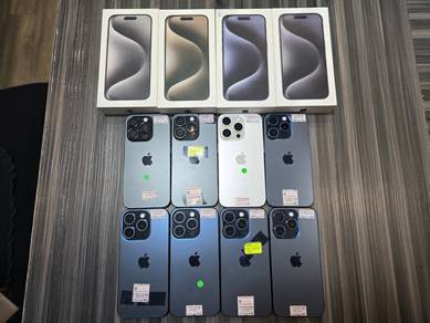 IPhone 15 Pro 128GB / 256GB / 512GB / 1TB -Fullset