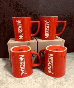 NEW Nescafe Red Mugs - Collectibles