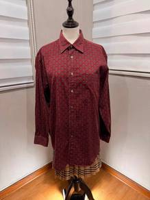 Aquascutum fullprint button up L 3338