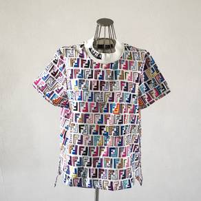 FENDI Fun Fair FF logo printed multicolour top