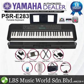 Yamaha PSR-E283 61 Key Portable Keyboard Piano P5