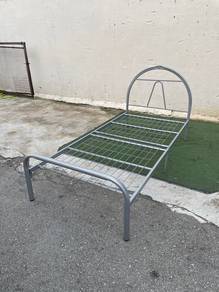 3VSB04 NEW*Katil Besi 3V NET BASE SingleBed Frame