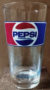 Vintage 1970's Pepsi-Cola drinking glass