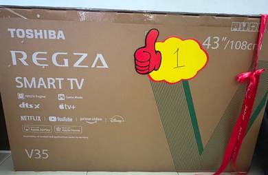 Smart TV Toshiba 43” untuk dijual