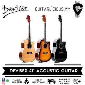 Deviser 41 inch Acoustic Guitar with Bag (L806)