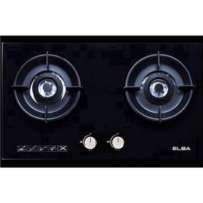ELBA 5.0kW Glass Gas Hob EGHN8822GBK