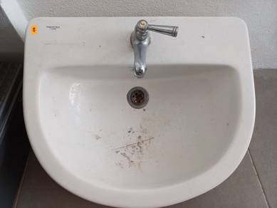 Used Premtex basin with water tape