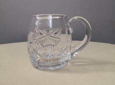 Heavy crystal mug Terry