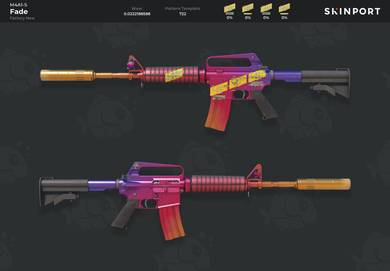 CS2 CSGO M4a1 Fade skin for SALE