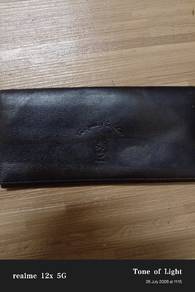 leather long wallet 