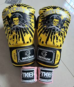 Pretorian Boxing Gloves 10oz with Hand Wraps