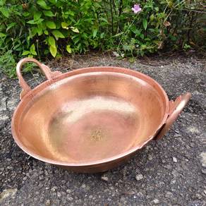 Antique Kuali Tembaga Antik 13.5" 2.9Kg Vintage
