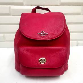 Authentic COACH Red Mini Billie Backpack