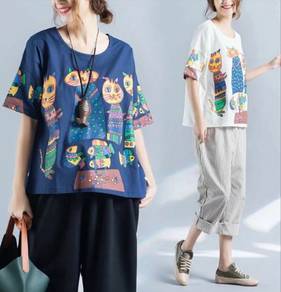 cat print top