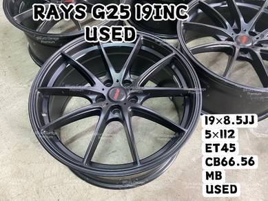 USED RAYS G25 19inc MERCEDES w176 W177 w117 GLA
