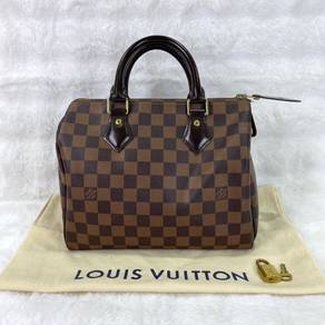 Authentic LV Speedy 25 Damier Brown