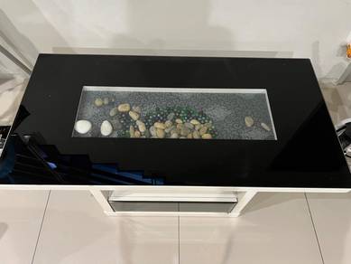 modern glass coffee table