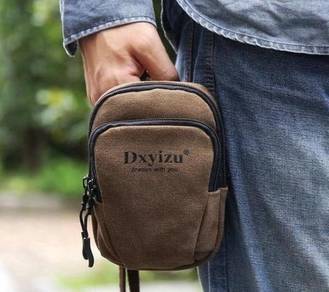 Brown Multi-Purpose Travel Arm Waist Phone Bag